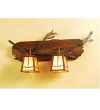 Meyda Yellow 65090 - 24"W Pine Branch Valley View 2 LT Wall Sconce