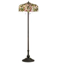 Meyda Yellow 66466 - 63"H Tiffany Cherry Blossom Floor Lamp