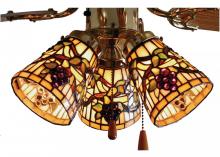 Meyda Yellow 67013 - 4" Wide Jeweled Grape Fan Light Shade