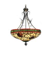 Meyda Yellow 68068 - 24"W Pinecone Inverted Pendant