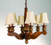 Meyda Yellow 71471 - 34"W Kendall 6 LT Chandelier