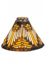 Meyda Yellow 73149 - 8" Wide Nuevo Mission Shade