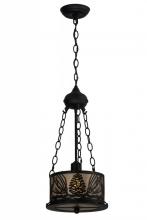 Meyda Yellow 73154 - 10"W Mountain Pine Inverted Pendant
