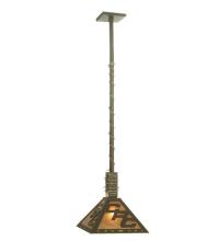 Meyda Yellow 73484 - 16"W Personalized Chimney Rock Pendant