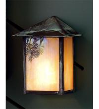 Meyda Yellow 73551 - 6.5" Wide Seneca Winter Pine Wall Sconce