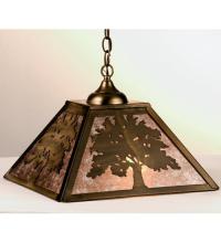 Meyda Yellow 76319 - 16"Sq Oak Tree Pendant