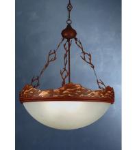 Meyda Yellow 78124 - 25" Wide Waves Inverted Pendant