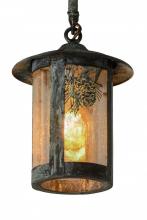 Meyda Yellow 78946 - 6"W Fulton Winter Pine Pendant