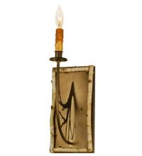 Meyda Yellow 79728 - 6" Wide Birchwood Wall Sconce