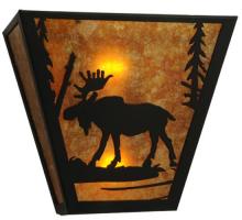 Meyda Yellow 81105 - 13" Wide Moose Creek Wall Sconce