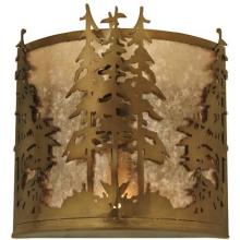 Meyda Yellow 81261 - 12" Wide Tall Pines Wall Sconce