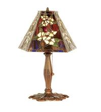 Meyda Yellow 81619 - 19" High Oriental Peony Accent Lamp