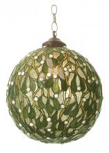 Meyda Yellow 81735 - 12" Wide Mistletoe Ball Pendant