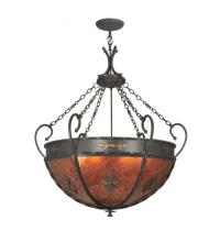 Meyda Yellow 81895 - 42" Wide Old London Inverted Pendant