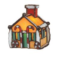 Meyda Yellow 82175 - 4.5" High Gingerbread House Accent Lamp