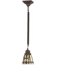 Meyda Yellow 82481 - 5"Sq Prairie Wheat Mini Pendant