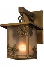 Meyda Yellow 88377 - 6.5"W Hyde Park Maple Leaf Hanging Wall Sconce