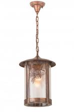 Meyda Yellow 90368 - 12"W Fulton Winter Pine Pendant