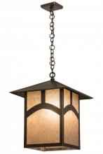 Meyda Yellow 92486 - 16"Sq Seneca Hill Top Pendant