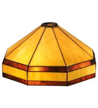 Meyda Yellow 98275 - 14" Wide Topridge Shade