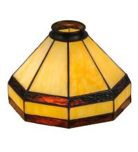 Meyda Yellow 98279 - 8" Wide Wagon Wheel Shade