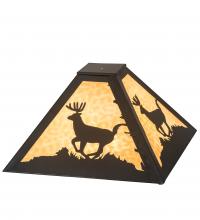 Meyda Yellow 99200 - 24" Square Lone Deer Shade