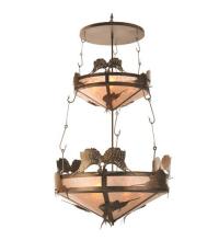 Meyda Yellow 99648 - 44" Wide Catch of the Day Sailfish Two Tier Inverted Pendant