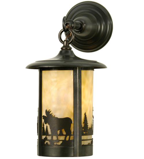 8"W Fulton Moose Creek Hanging Wall Sconce