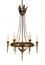 Meyda Blue 116297 - 24" Wide Amaury 6 Light Chandelier