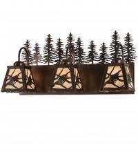 Meyda Blue 190057 - 28" Wide Spruce Pine 3 Light Vanity Light