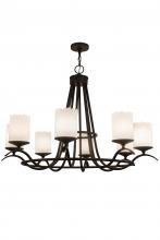 Meyda Blue 247296 - 48" Wide Octavia 8 Light Chandelier