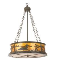 Meyda Blue 99133 - 22" Wide Loon Inverted Pendant