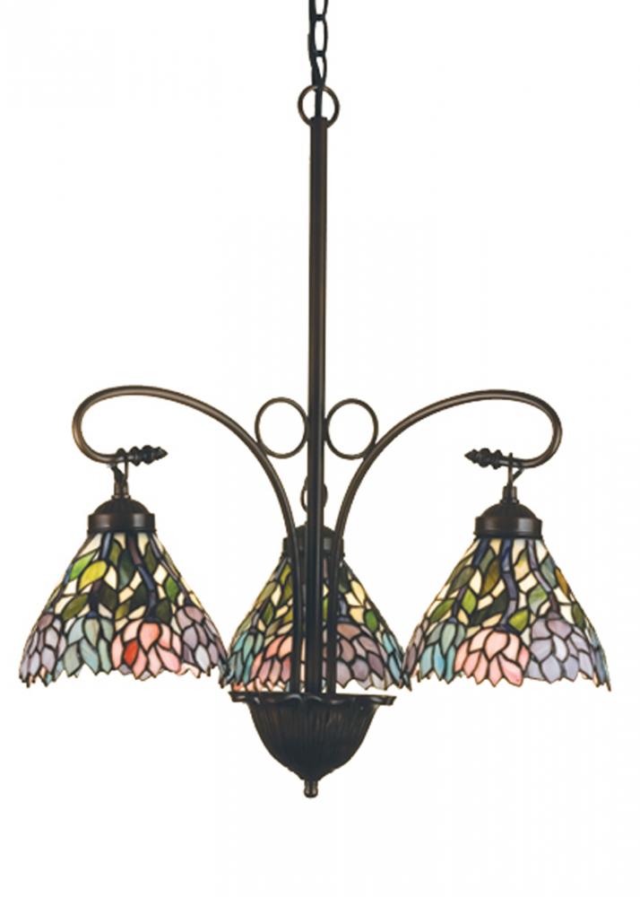 28"W Wisteria 3 LT Chandelier