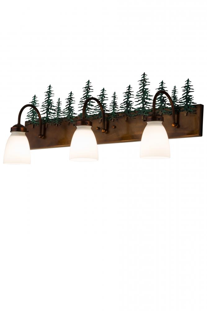 30" Wide Tall Pines 3 Light Vanity