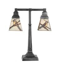 Meyda Tiffany 107400 - 19.5"H Backyard Friends 2 LT Table Lamp