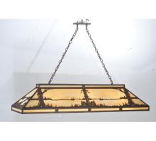 Meyda Tiffany 109153 - 61" Long Quiet Pond Skirted Oblong Pendant