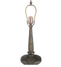 Meyda Tiffany 11586 - 12.5"H NOUVEAU FLOWER BASE HARDWARE