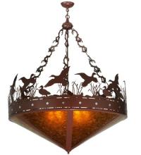 Meyda Tiffany 130708 - 42"W Ducks in Flight Inverted Pendant