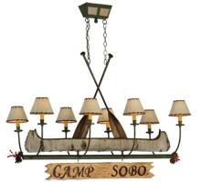 Meyda Tiffany 131252 - 51.5"L Personalized Canoe 8 LT Chandelier