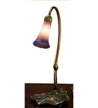 Meyda Tiffany 13394 - 16" High Pink/Blue Pond Lily Accent Lamp