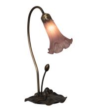 Meyda Tiffany 13820 - 16" High Lavender Tiffany Pond Lily Accent Lamp