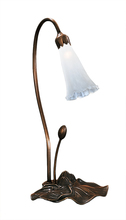 Meyda Tiffany 14043 - 16" High White Pond Lily Accent Lamp