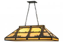 Meyda Tiffany 140599 - 40"L Quiet Pond Oblong Pendant