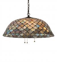 Meyda Tiffany 142653 - 24" Wide Tiffany Fishscale Pendant