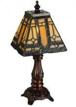 Meyda Tiffany 142878 - 12"H Sierra Prairie Mission Mini Lamp