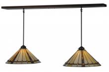 Meyda Tiffany 143349 - 48" Long Belvidere 2 Light Island Pendant