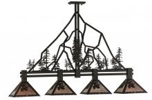 Meyda Tiffany 143959 - 60" Long Tall Pines 4 Light Island Pendant