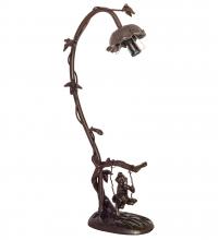 Meyda Tiffany 14681 - 16" High Cherub On Swing Accent Lamp