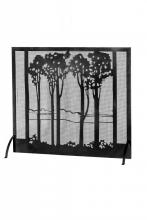 Meyda Tiffany 165940 - 55"W X 48"H Tall Poplars Fireplace Screen