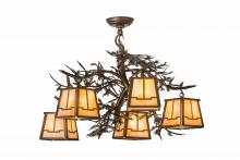 Meyda Tiffany 166720 - 29" Wide Pine Branch Valley View 5 Light Chandelier